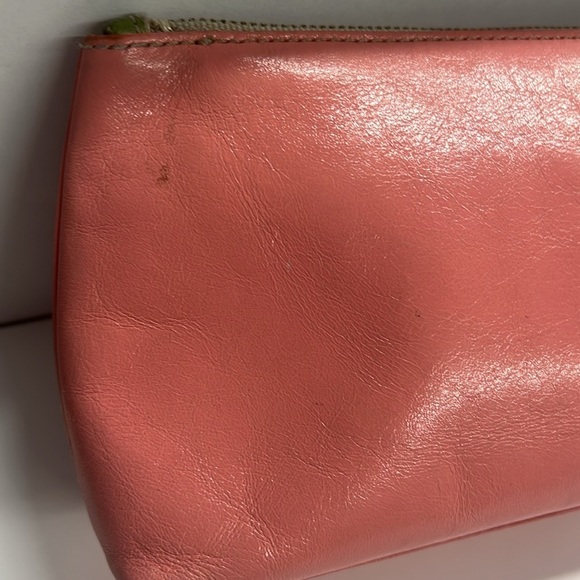 Kate Spade Pink Leather Large Zip Wristlet Clutch Bag - Picture 6 of 11